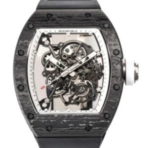 리차드밀 RM055 42.7mm Titanium Black Rubber Strap Skeletonized White Dial[ZF]