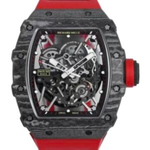 리차드밀 RM35-02 44.5mm Carbon Fiber Red Rubber Strap Dial[SONIC]