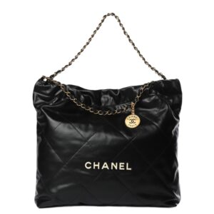 샤넬[chanel/팬더샵]22백 미디엄 핸드백(블랙/백장/램스킨)
