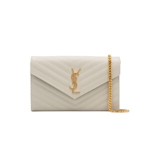 생로랑[ysl]카산드라 WOC 체인 백(블랑 빈티지/금장)