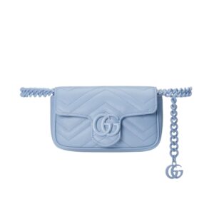 구찌[gucci/OC]GG 마몽 벨트백(블루)