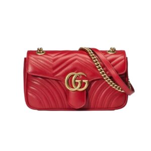 구찌[gucci/OC]GG 마몽 스몰 숄더백(레드)
