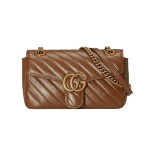 구찌[gucci/OC]GG 마몽 스몰 숄더백(브라운)