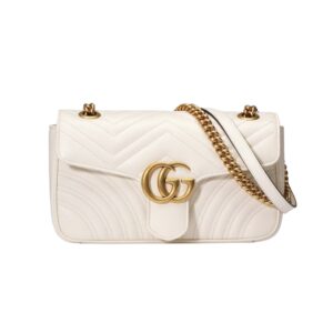 구찌[gucci/OC]GG 마몽 스몰 숄더백(화이트)