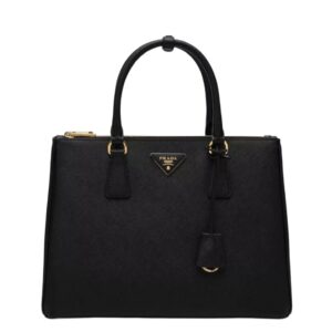 프라다[prada/블랙프라임]갤러리아 사피아노 라지 백(블랙)