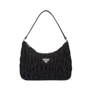 프라다[prada/블랙프라임]고프레 사피아노 트리밍 나일론 미니백(블랙)