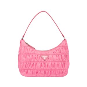 프라다[prada/블랙프라임]고프레 사피아노 트리밍 나일론 미니백(페탈 핑크)