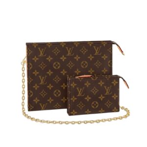 루이비통[louis vuitton/듀티프리]토일레트리 파우치 온 체인(모노그램)