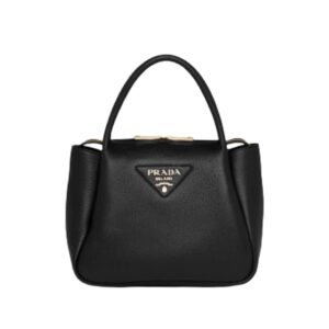 프라다[prada/블랙프라임]레더 탑 핸들백(블랙)