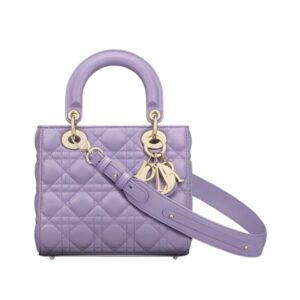 디올[dior/여왕]레이디 디올 ABC 스몰 백(라일락/까나쥬/램스킨)
