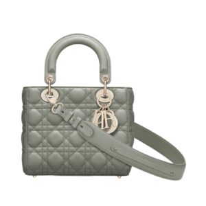 디올[dior/여왕]레이디 디올 ABC 스몰 백(오팔린 그레이/까나쥬/램스킨)