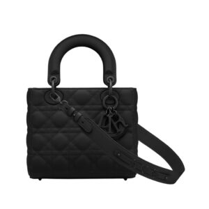 디올[dior/여왕]레이디 디올 ABC 스몰 백(울트라 매트 블랙/까나쥬/램스킨)
