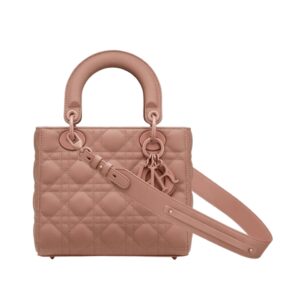 디올[dior/여왕]레이디 디올 ABC 스몰 백(울트라 매트 블러쉬/까나쥬/램스킨)