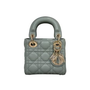 디올[dior/여왕]레이디 디올 마이크로 백(오팔린 그레이/까나쥬/램스킨)