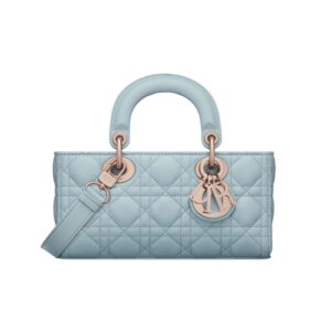 디올[dior/여왕]레이디 디조이 스몰 백(페일 블루/까나쥬/램스킨)