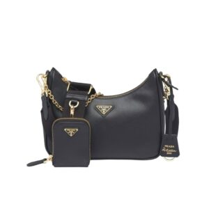 프라다[prada/블랙프라임]리에디션 사피아노 숄더백(블랙)
