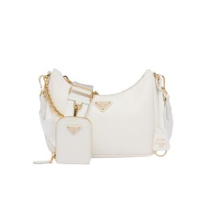 프라다[prada/블랙프라임]리에디션 사피아노 숄더백(화이트)