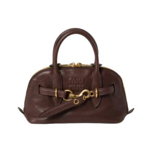 [miumiu]아방뛰르 탑 핸들 백 스몰(브라운)