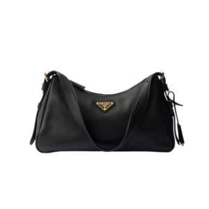 프라다[prada/블랙프라임]에메 레더 미디엄 숄더백(블랙)