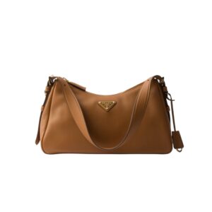 프라다[prada/블랙프라임]에메 레더 미디엄 숄더백(캐러멜)