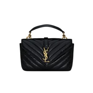 생로랑[ysl]컬리지 미니 체인 숄더백(블랙/금장)