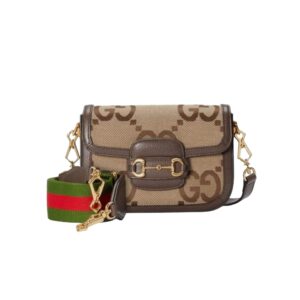 구찌[gucci/OC]홀스빗 1955 미니 숄더백(GG수프림/점보로고 브라운)