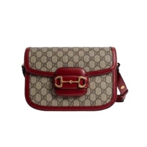 구찌[gucci/OC]홀스빗 1955 스몰 숄더백(GG수프림/레드)