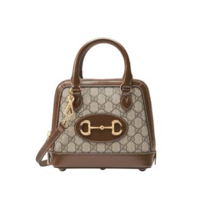 구찌[gucci/OC]홀스빗 1955 탑 핸들 미니 숄더백(GG수프림/브라운)