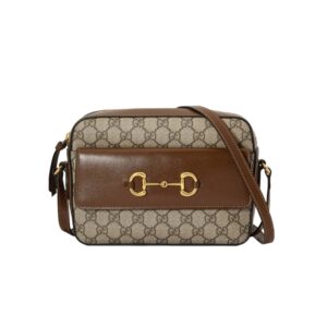 구찌[gucci/OC]홀스빗 1955 플랩 스몰 숄더백(GG수프림/브라운)