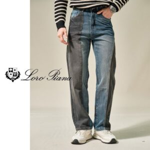 [국내배송]로로 피아나 포인트 일자 청바지