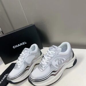 [국내배송]샤넬 cc로고 크루즈 메탈 매쉬 레더 실버