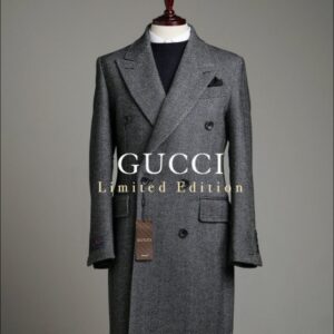 [국내배송]구찌 프리미엄 헤링본 울100% 코트