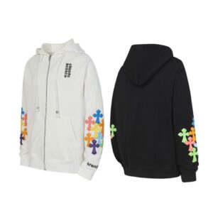 [국내배송]크롬하츠 멀티 컬러 크로스 후드집업