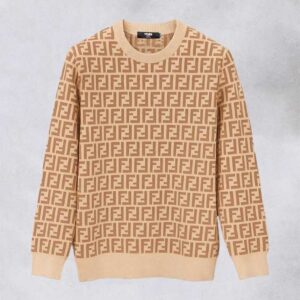 [국내배송]팬디 FF 자카드 울 블렌드 니트 풀오버