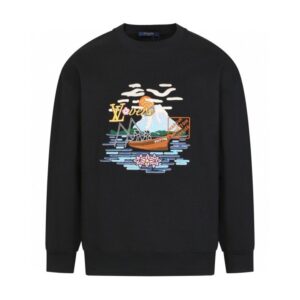 [국내배송]루이비통 엠브로이 자수 맨투맨