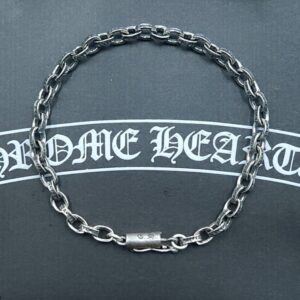 [국내배송]크롬하츠 페이퍼체인 팔찌 Silver 92.5