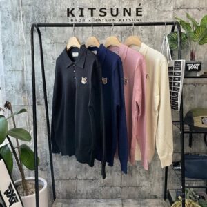 [국내배송]메종키츠네 폭스헤드 카라니트