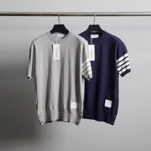 [국내배송]톰브라운 프리미엄 4바 라운드 반팔 니트