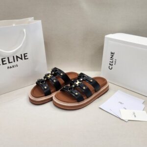 [국내배송]셀린느 티피 슬라이드 샌들 카프스킨 최상위