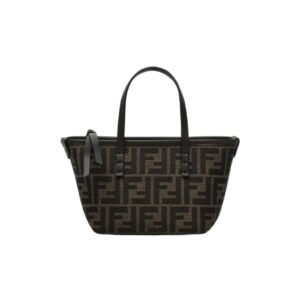 [프리미엄/해외배송]펜디 롤 백 미니(브라운/자카드)